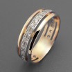 Обручальное кольцо арт.ЛК025 - Изумруд