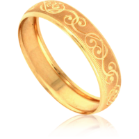 Кольцо обручальное арт.1131221 - Изумруд
