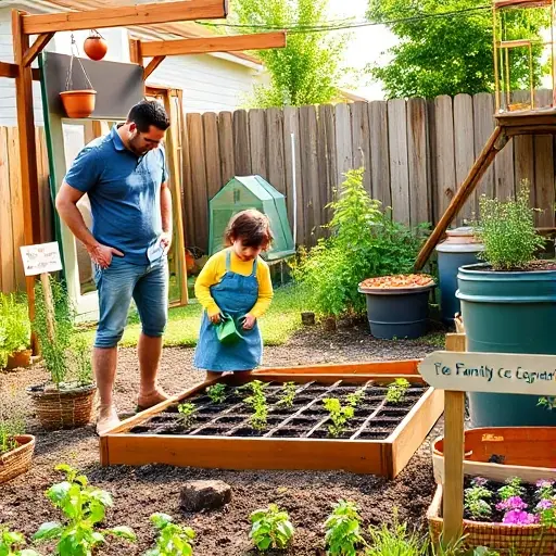 Совместное создание семейного экологического сада для обучения детей заботе